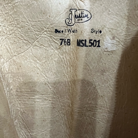 NWT Justin leather knee high boot 7.5 woman’s - Picture 9 of 11